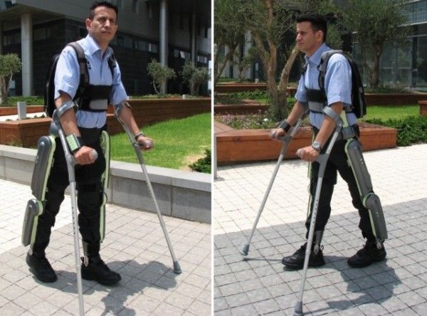 Помочь инвалиду встать на ноги поможет новый экзоскелет