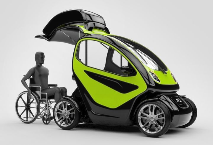 EQUAL: городской мини-автомобиль для людей с ограниченными возможностями
