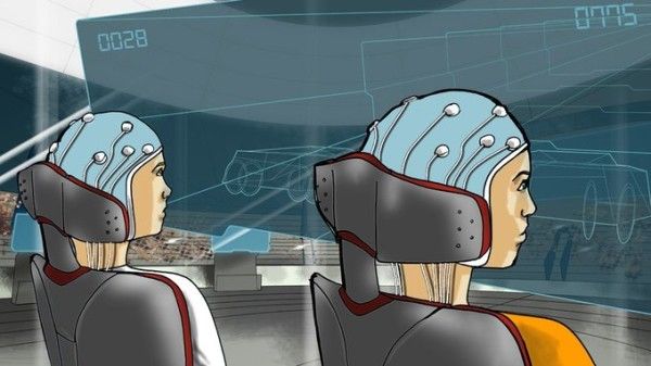 Гонка при помощи интерфейса мозг-компьютер "Brain-Computer Interface Race"