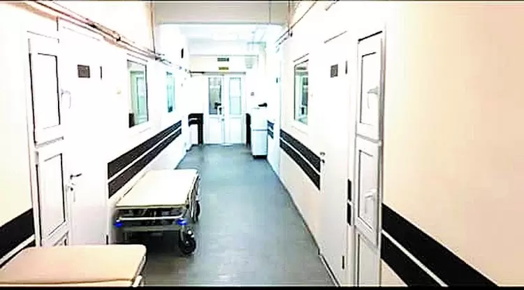 Инфекционное отделение - белый коридор. Фото: БСМП